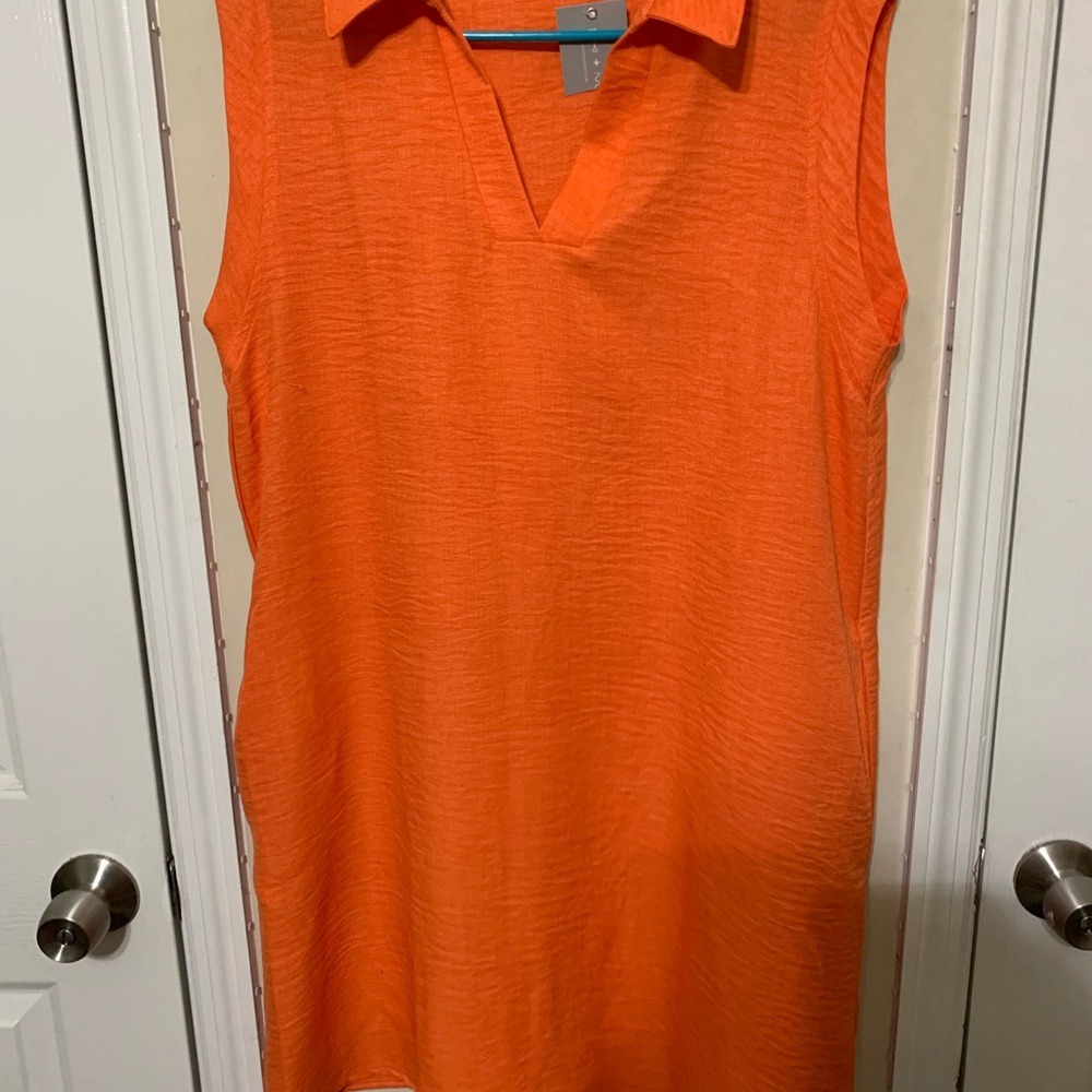 Pixi + Ivy Orange Mini Dress